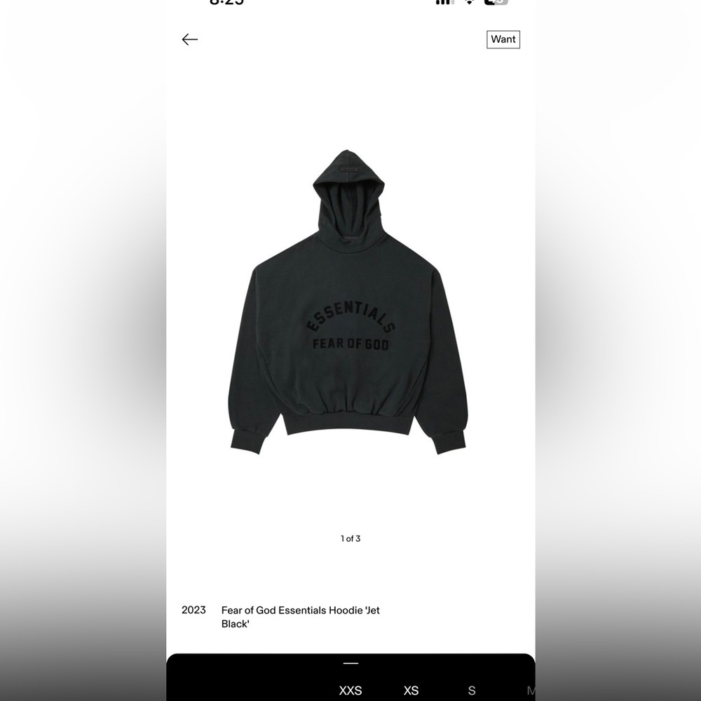 Fear of God Gray Boxy Oversized Hoodie
